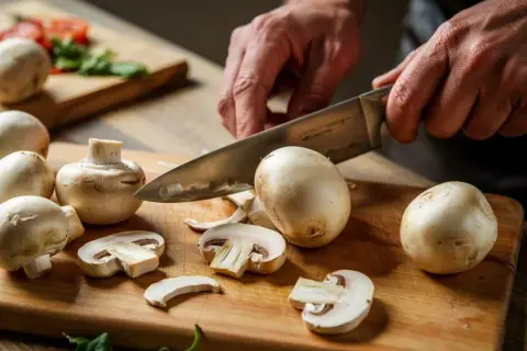 Podsmażać pieczarki na pizzę? Sekrety chrupiącego ciasta!