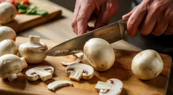 Podsmażać pieczarki na pizzę? Sekrety chrupiącego ciasta!
