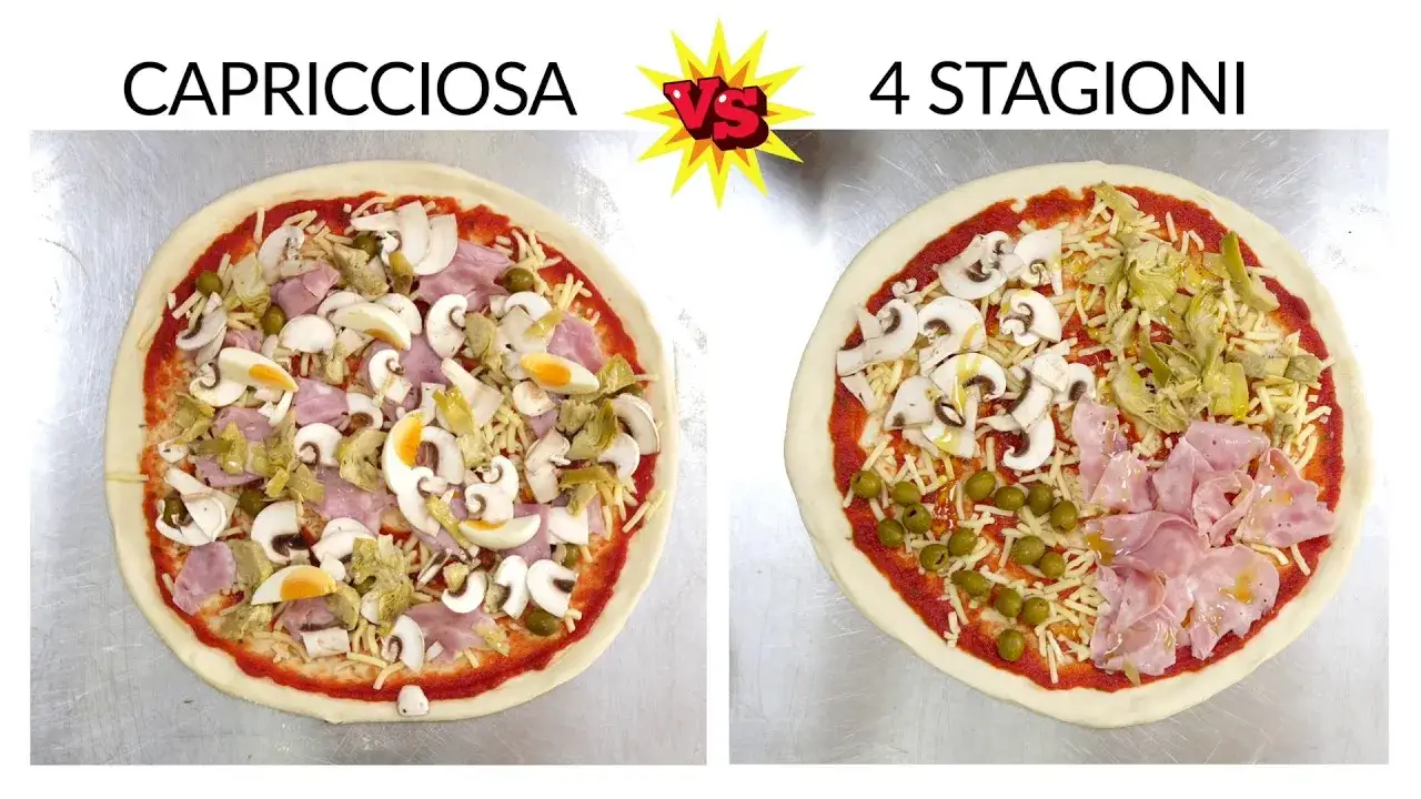 Pizza Capricciosa vs Quattro Stagioni por&oacute;wnanie