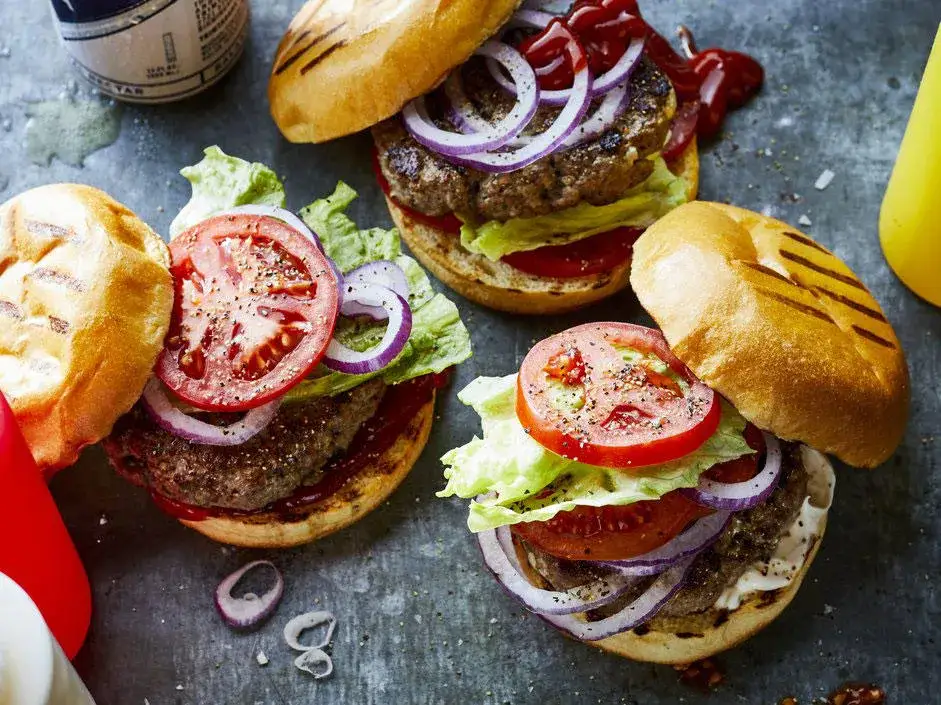 różne warzywa do burgera