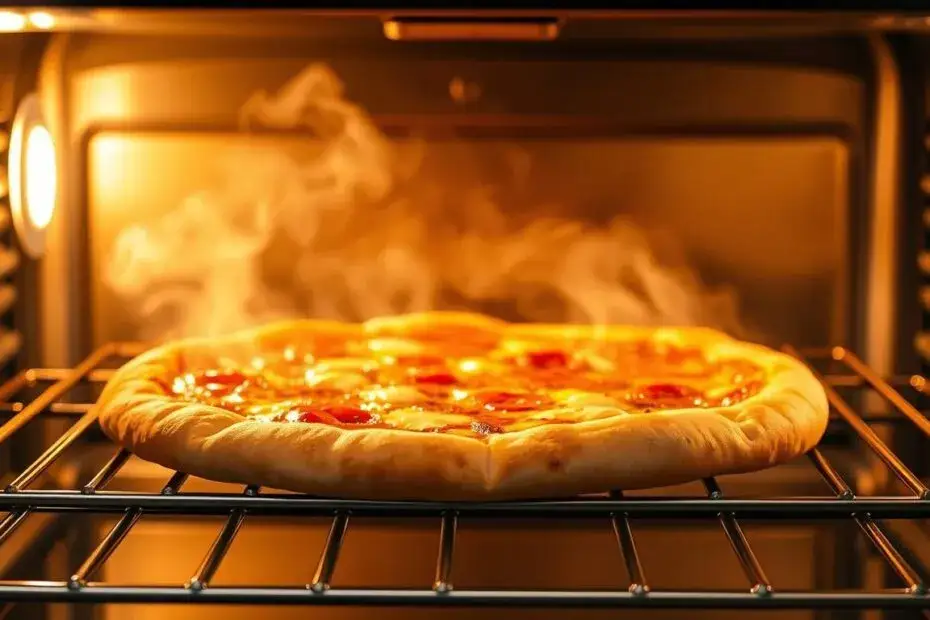 nagrzany piekarnik pizza