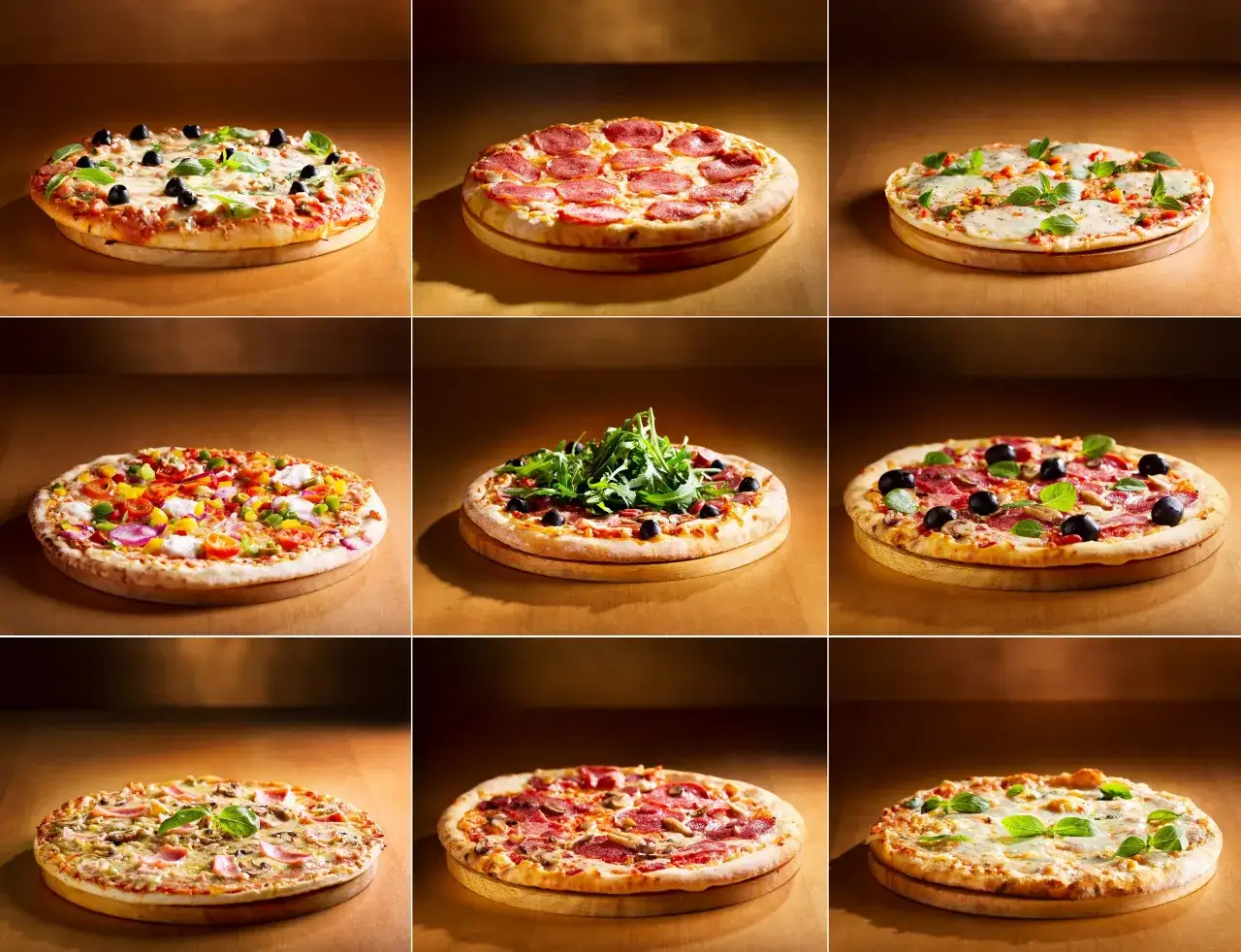 różne rodzaje ciasta na pizzę