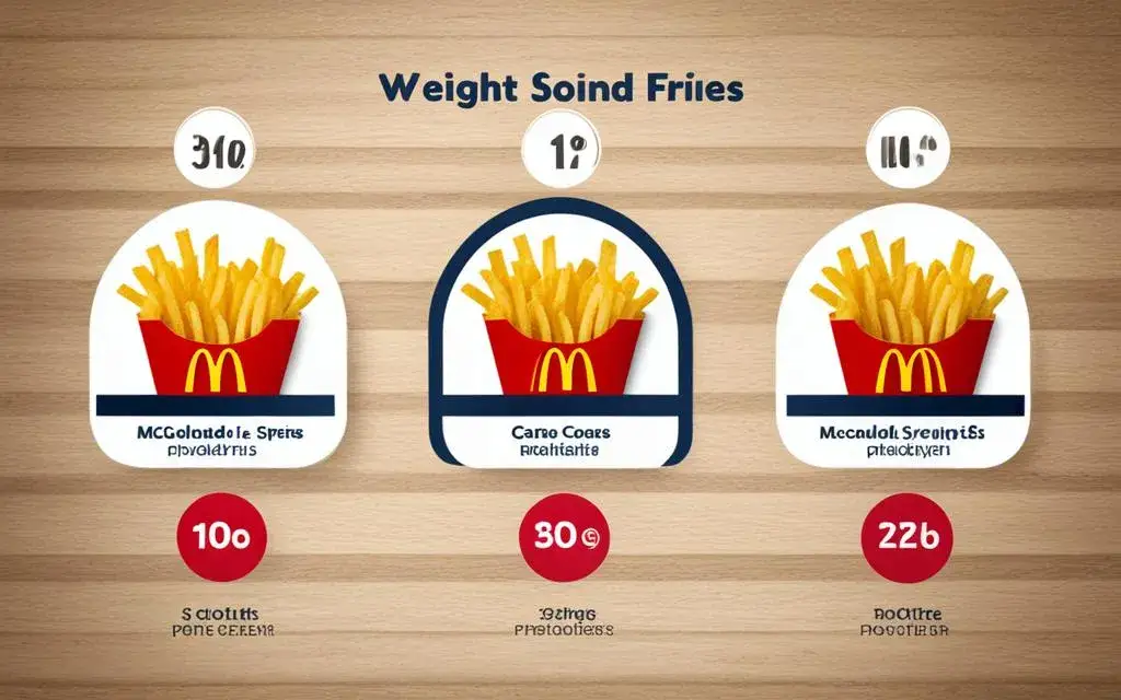 Tabela wartości odżywczych frytek McDonald's
