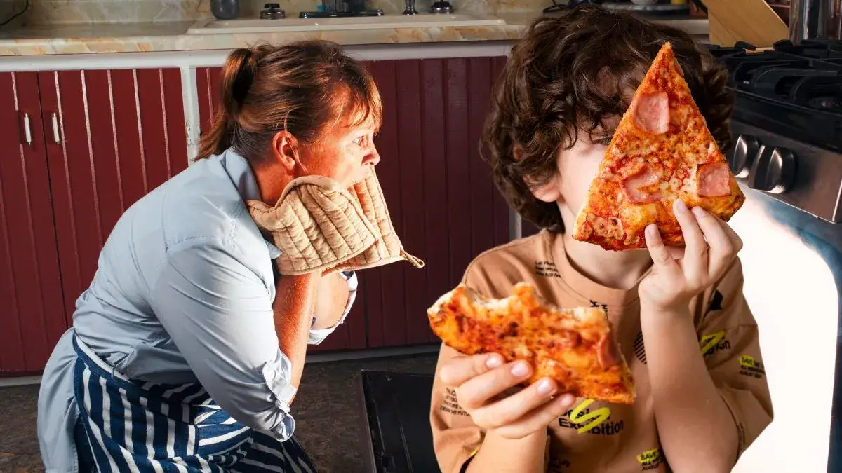 problemy z pieczeniem pizzy mrożonej