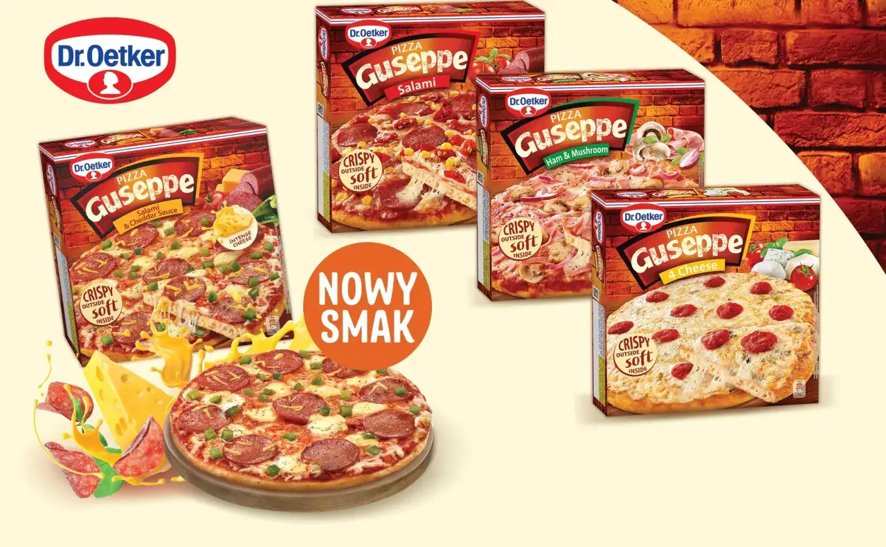 pizza Guseppe różne smaki opakowania