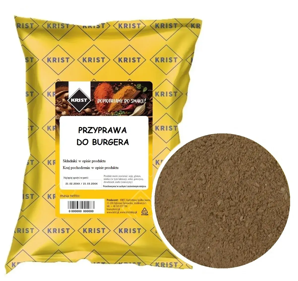 mieszanka przypraw do burgerów, przyprawy w proszku
